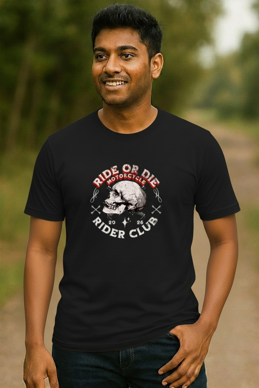 Ride Or Die – Unisex Classic Printed T-Shirt | 100% Cotton | 180 GSM